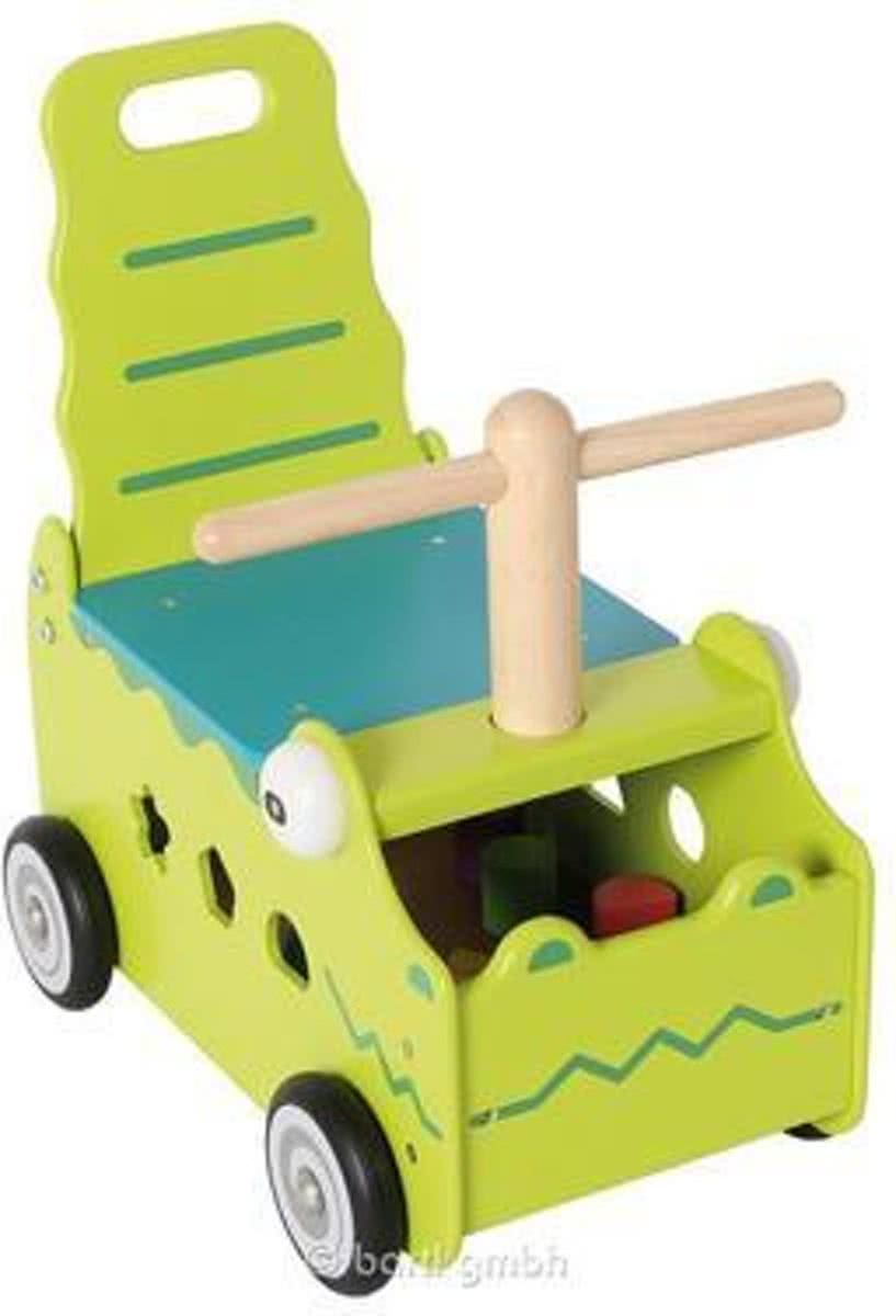 Im Toy Loop/duwwagen Krokodil - Groen